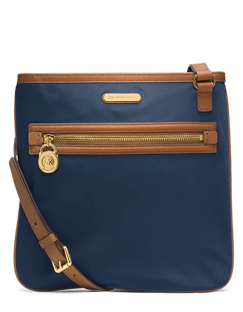 michael kors kempton navy|Michael Kors Kempton Large Nylon Crossbody .